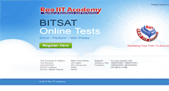 Desktop Screenshot of bitsat.raoiit.com